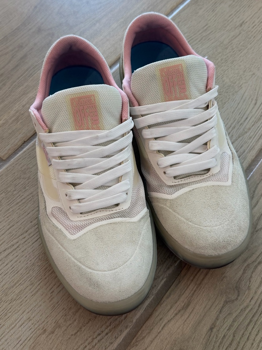 Vans Marshmallow and Pink Casual AVE